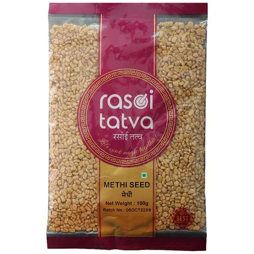 RASOI TATVA Methi Seed - 100percent Natural, 100 g-1.webp